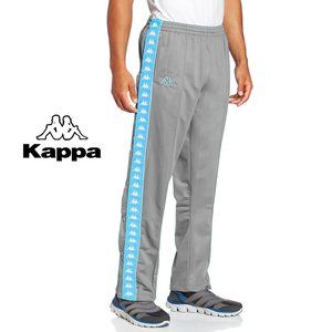 Kappa Sidetape Track Pants Tearaway Grey Blue Size XL